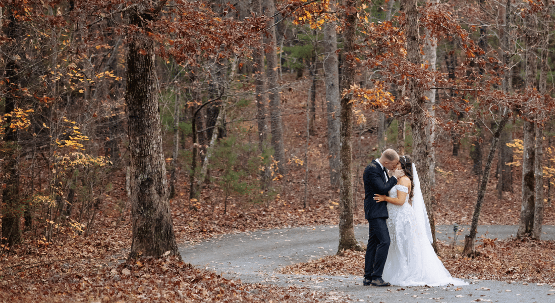 Bride and Groom after Intimate Elopement at Lucille's